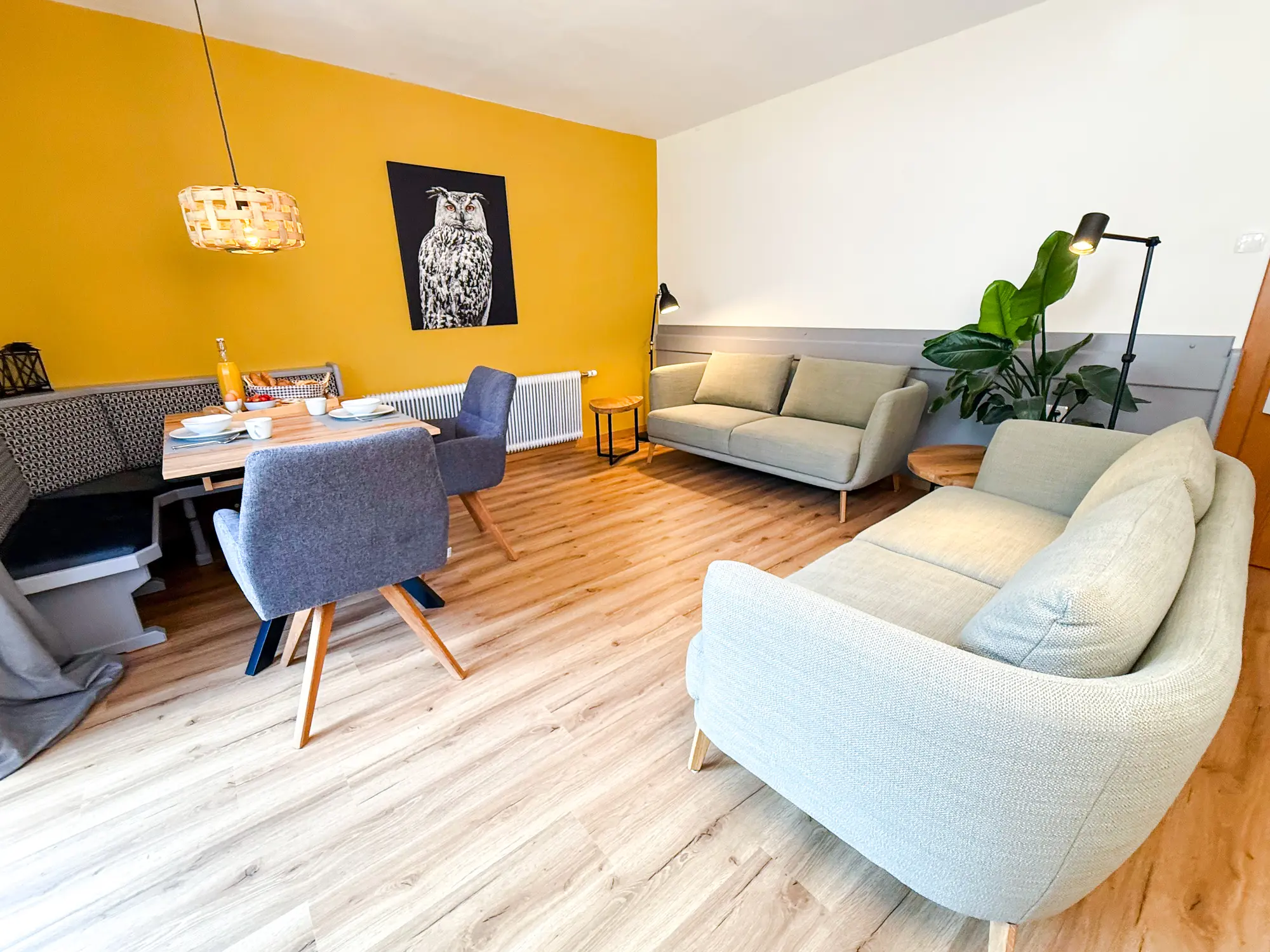 Zithoek van Eule met comfortabele banken