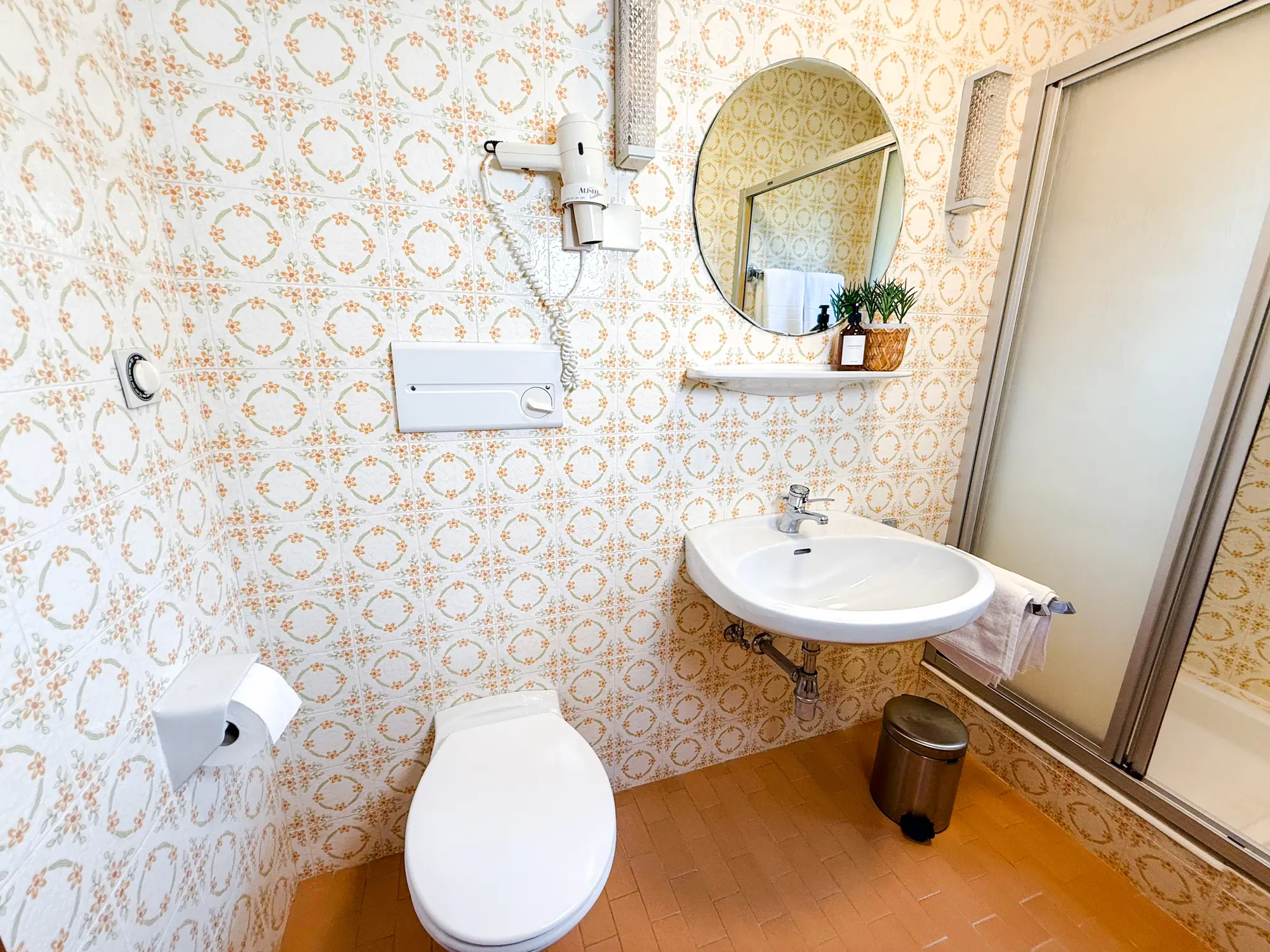 Badkamer van Steinbock, nog in authentieke staat