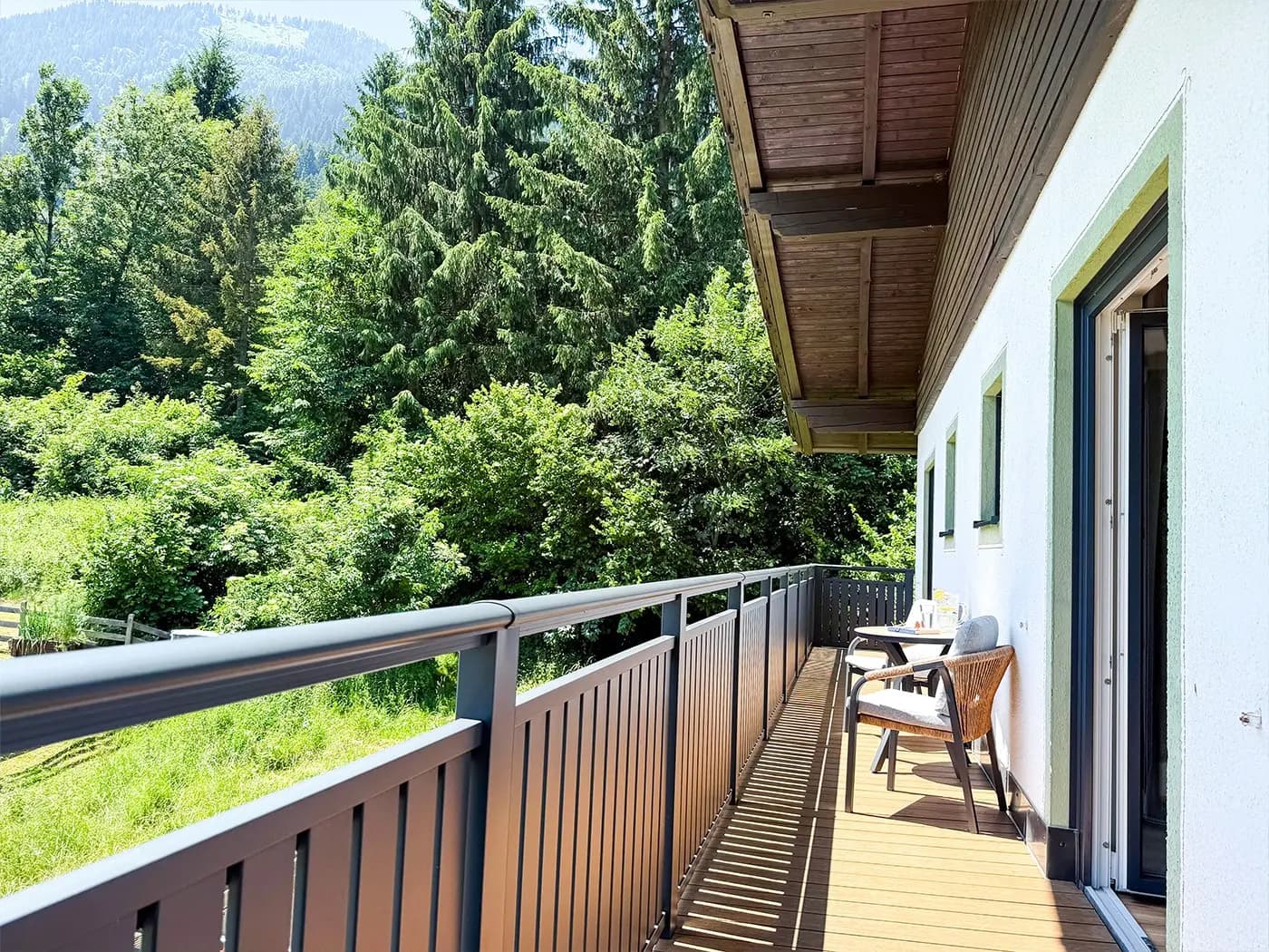 Herbstfarben vom Balkon aus gesehen